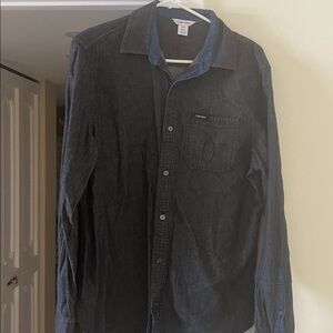 Calvin Klein Two-Tone Denim Shirt